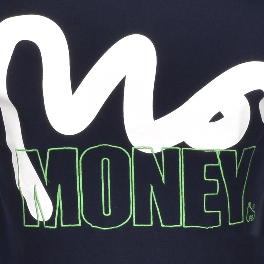 Alternative Image for ProductMoney Crew Neck Logo T Shirt Navy3